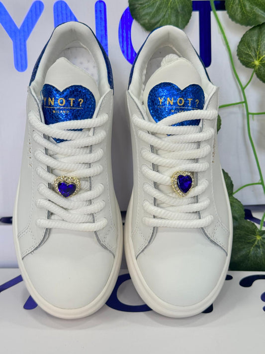 Sneakers Ynot Donna Bianco/Blu  yni4400