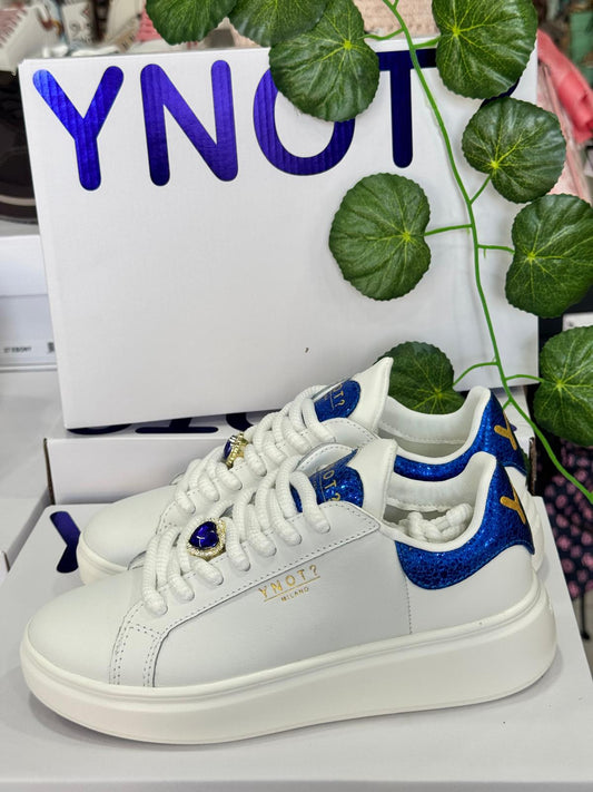 Sneakers Ynot Donna Bianco/Blu  yni4400