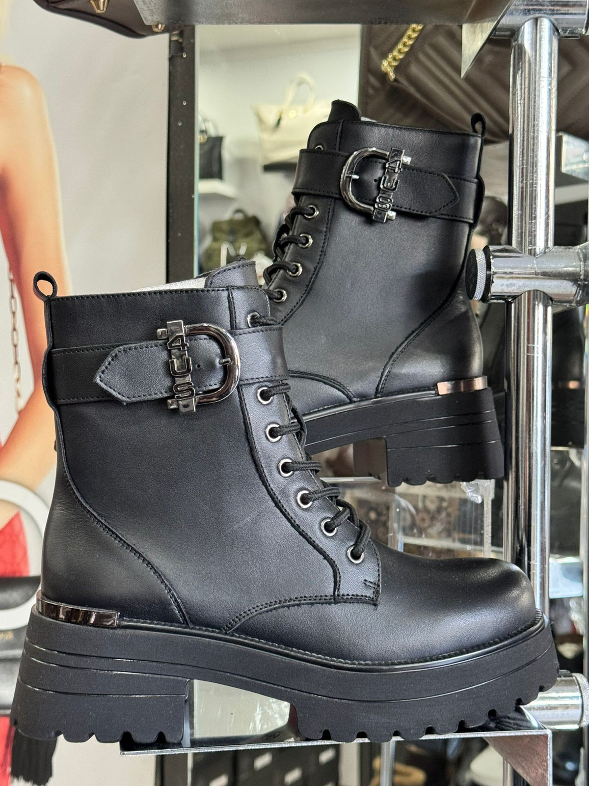 4US Paciotti Donna Anfibi in pelle  4bv134