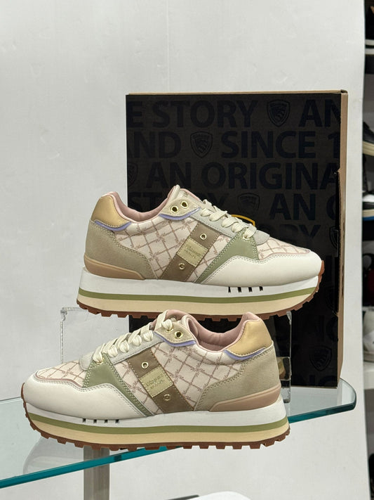 Scarpe donna blauer  fantasy/peach