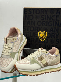 Scarpe donna blauer  fantasy/peach