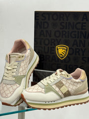 Scarpe donna blauer  fantasy/peach