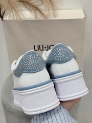 Sneakers Liujo Donna Bianco/jeans SELMA16 BA5101