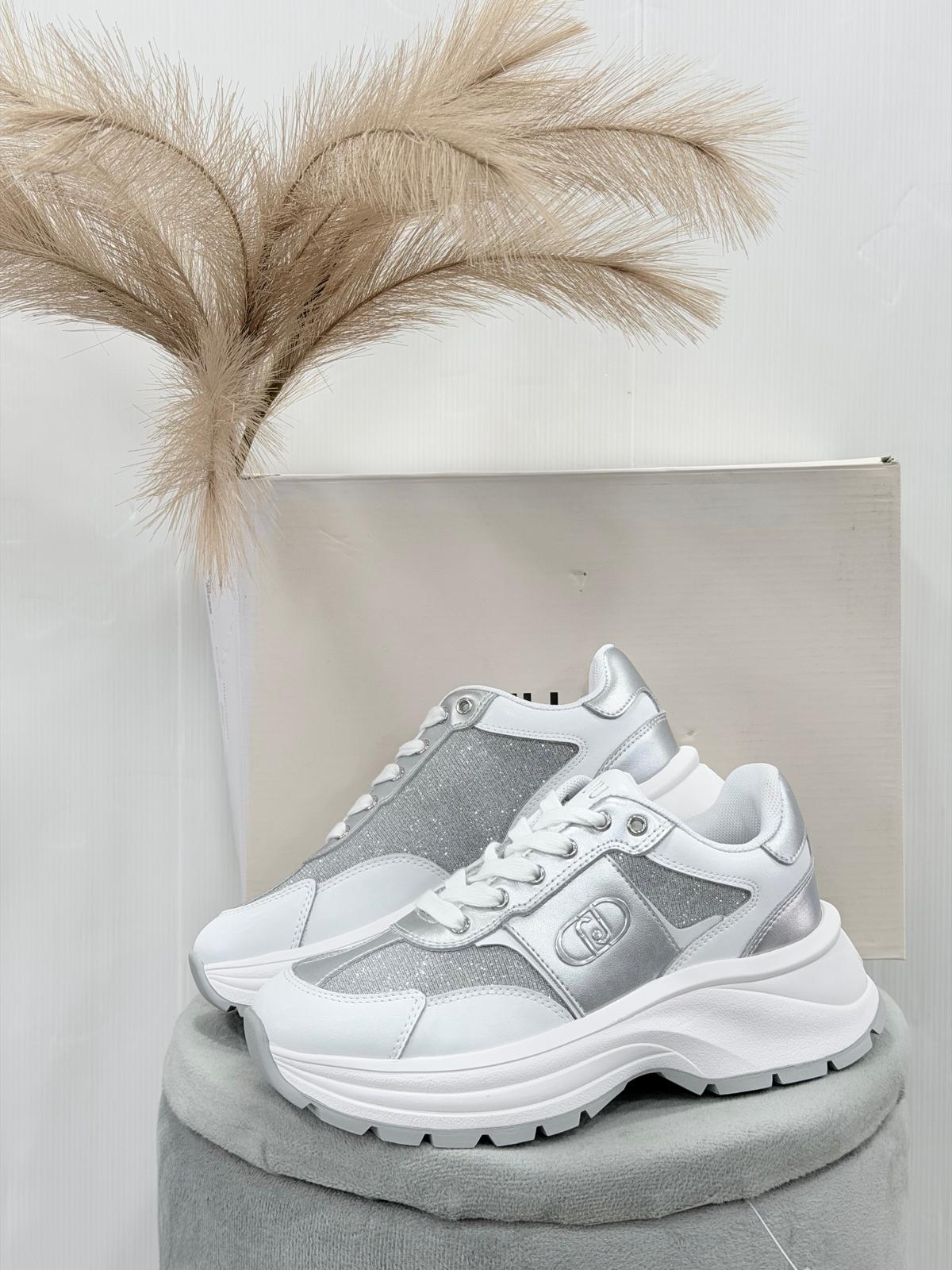 Sneakers Liujo Donna Bianco/glitter EVA02 BA5065