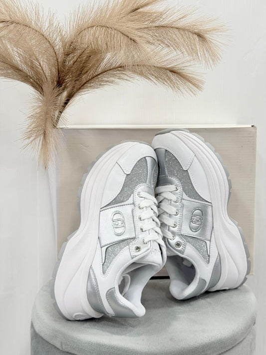 Sneakers Liujo Donna Bianco/glitter EVA02 BA5065