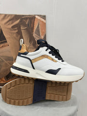 Sneakers Alviero Martini Uomo Bianco/Blu Geo Road U095