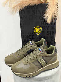 Sneakers Blauer Uomo Tokyo Verde F4TOKYO01