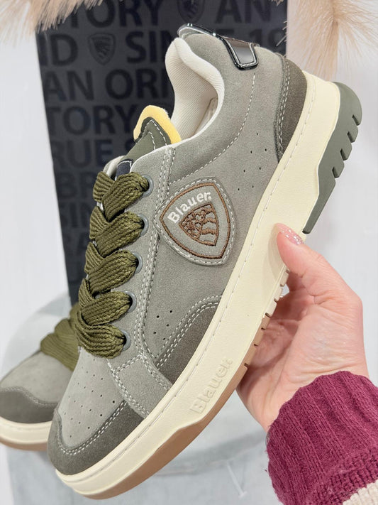 Sneakers Blauer Uomo Harper bianco-Verde SSHARPER11