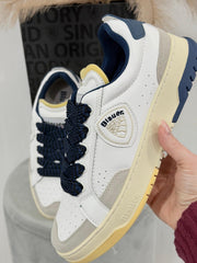 Sneakers Blauer Uomo Harper bianco-Verde SSHARPER11