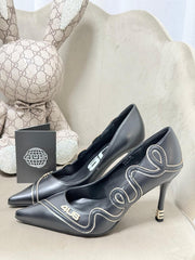 Decollete' Cesare Paciotti Donna Beige-Nero 4k2612