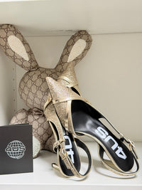 Slingback Cesare Paciotti Donna Argento -Oro 4K2606