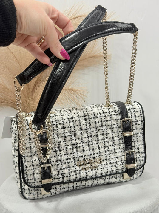 Borsa Donna Guess Black/White