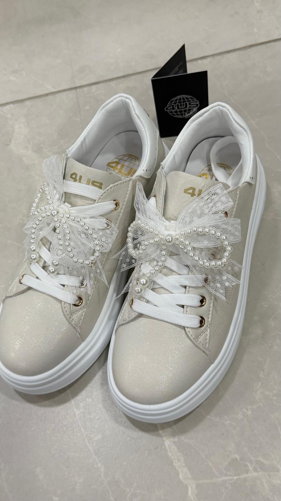 Sneakers Cesare Paciotti Donna Fiocco  4BX167