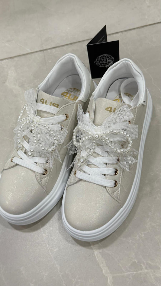 Sneakers Cesare Paciotti Donna Fiocco  4BX167