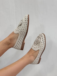 Mocassino Donna Kharisma in canvas 2046