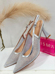 Decollete slingback rete strass Kharisma  2149