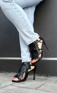 Sandalo Donna Kharisma con frange 2592