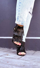 Sandalo Donna Kharisma con frange 2592