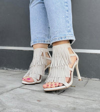 Sandalo Donna Kharisma con frange 2592