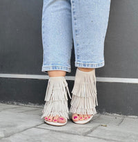 Sandalo Donna Kharisma con frange 2592