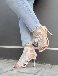 Sandalo Donna Kharisma con frange 2592