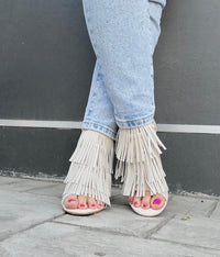 Sandalo Donna Kharisma con frange 2592
