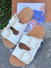 Ciabatta Kharisma Donna Doppia FIBBIA iNTRECCIATO 2403