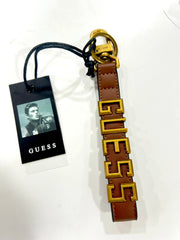 Portachiave Guess Uomo Logo Nero -Cuoio RMLE