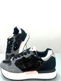 Sneakers Sun68 Donna Nero/Grigio/Rosa  Z42217