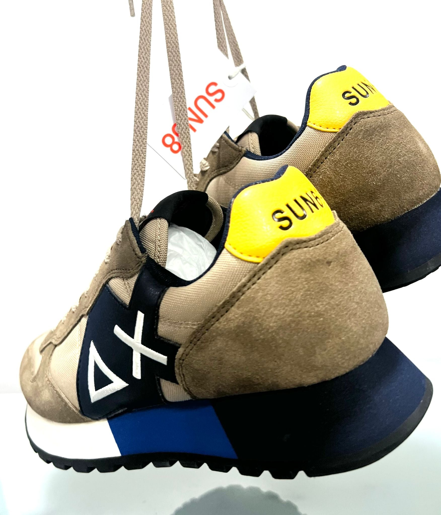 Sneakers Sun68 Uomo Beige/Blu  Z42113