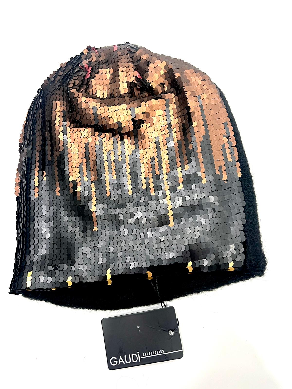 Cappello Paillettes Gaudì Donna Nero/oro - Nero/Bianco V9AI-67823