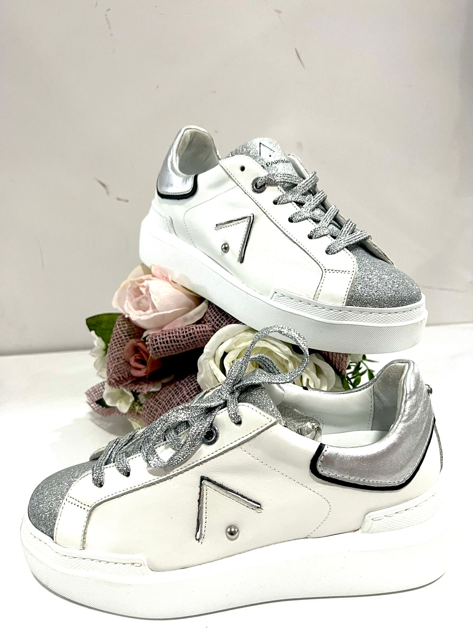 Sneakers Ed Parrish Donna  Silver-white CKLD-GP01
