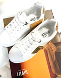 Sneakers con banda laterale personalizzata Bianca 0570 300E